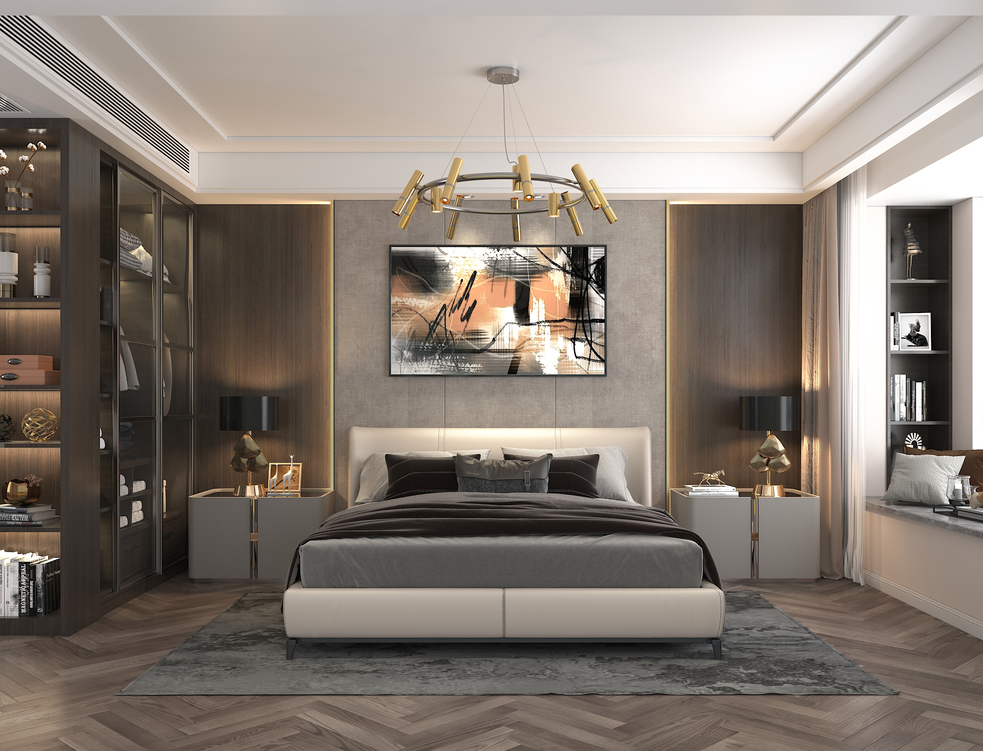 Modern Bedroom Interior Scene 13 by nhattuankts | 3DOcean