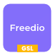 Freedio - Video Project Google Slides Template