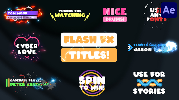 Flash FX Titles | After Effects