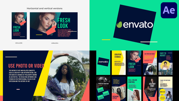 Creative Colorful Slideshow for After Effects