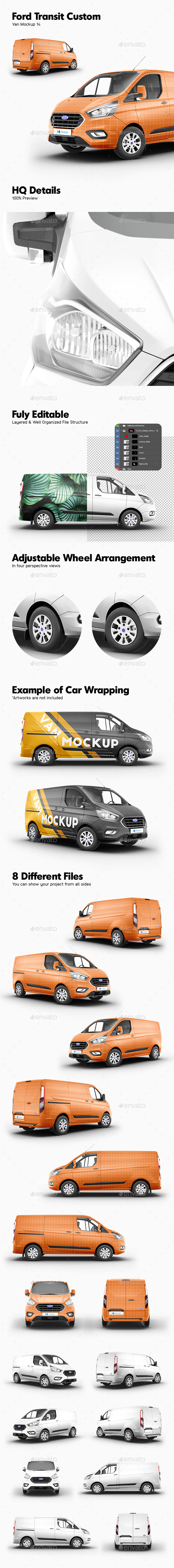 Ford Transit Custom Mockup