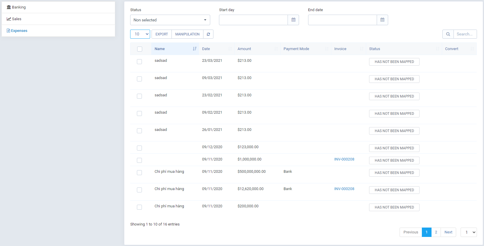 Accounting and Bookkeeping module for Perfex CRM by GreenTech_Solutions