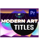 Modern Art Titles for Premiere Pro - VideoHive Item for Sale