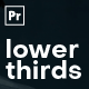 Animated Lower Thirds | Premiere Pro version - VideoHive Item for Sale