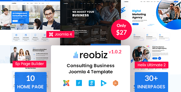 Reobiz - Consulting Business Joomla 4 Template