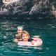 Mother and daughter swimming in the sea. - PhotoDune Item for Sale