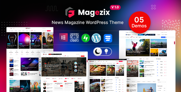 Magezix – Newspaper & Magazine WordPress Theme