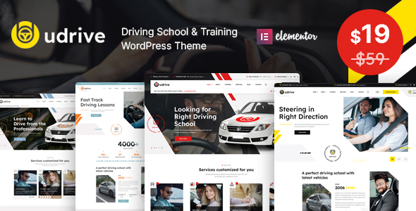 Udrive - Driving School WordPress Theme by ThemeKalia ...