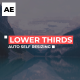 Lower Thirds Auto Scale | After Effects - VideoHive Item for Sale