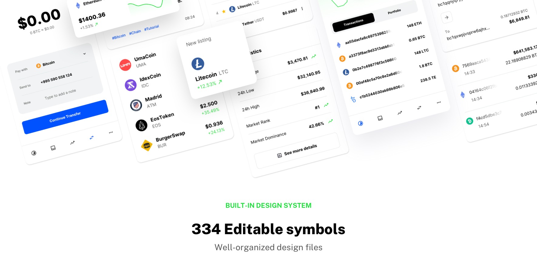 Cryptasa - UI kit for DeFi Startups and Crypto Apps by WhiteUiStore