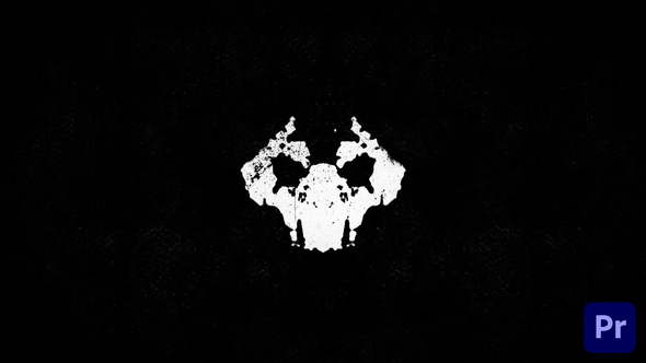 Rorschach Ink Blots - Horror Logo | Premiere Pro