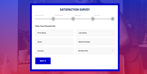 Multistep Form HTML5 CSS Bootstrap5 Template