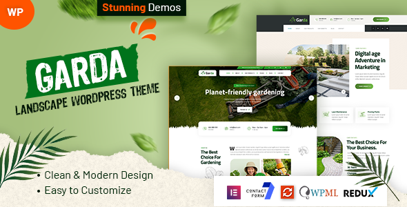 Garda – Gardening & Landscaping WordPress Theme