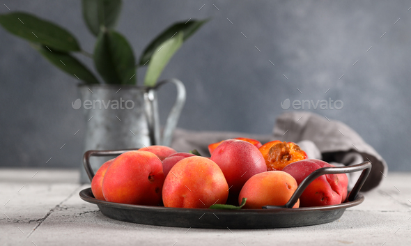 Fruit Peaches - Stock Photo - Images