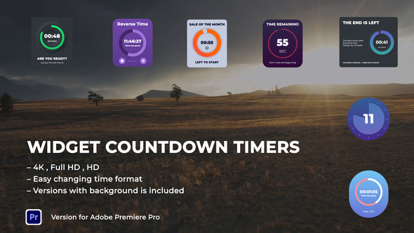 Widget Countdown Timers
