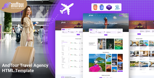 Top AndTour - Travel Agency HTML Template
