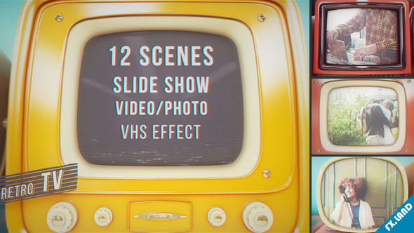 Retro TV - Vintage Slideshow