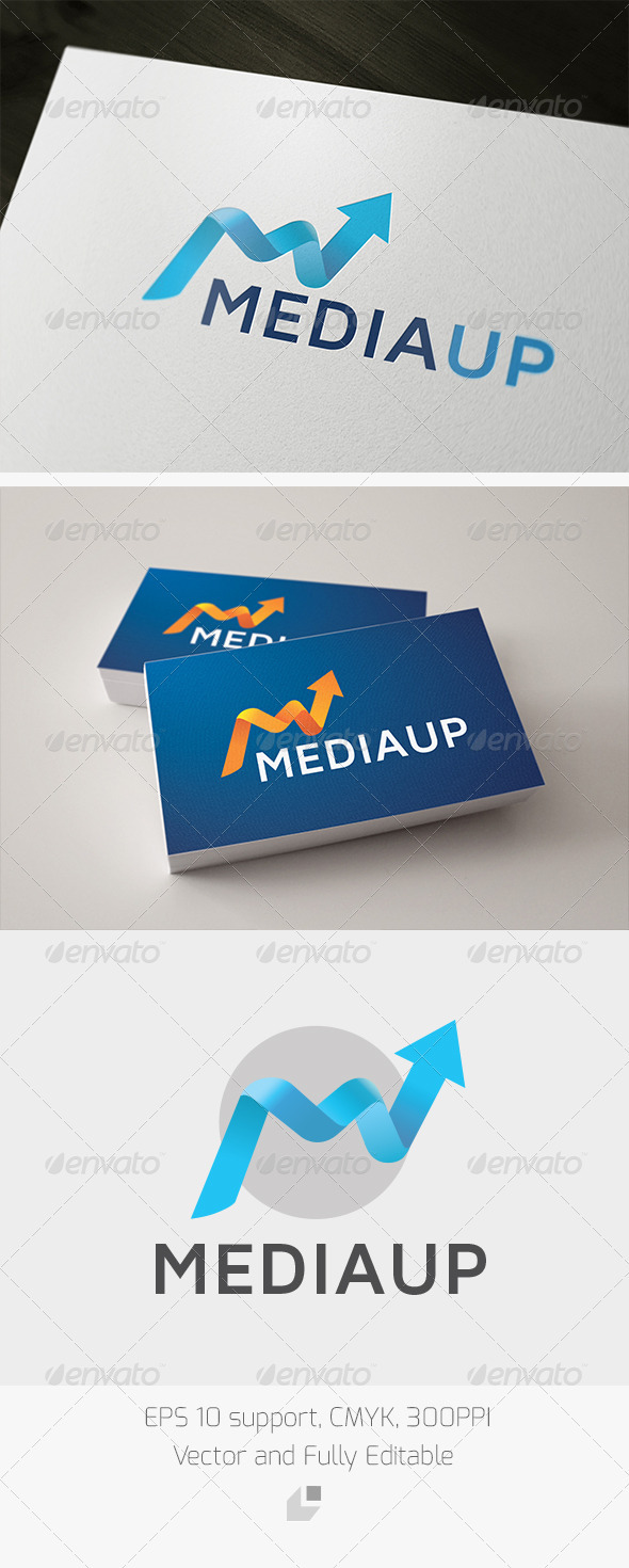 Media Up Logo - Letters Logo Templates