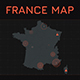 France Map and HUD Elements - VideoHive Item for Sale
