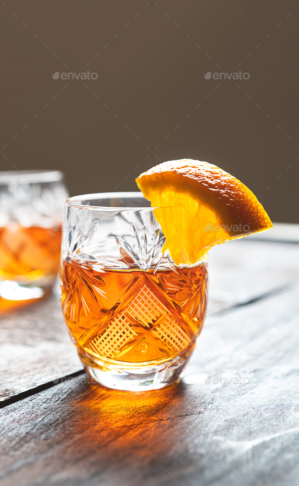 Traditional Belgian tangerine liqueur Stock Photo by tsableaux PhotoDune