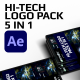 Hi Tech Logo Pack - 5 In 1 - VideoHive Item for Sale