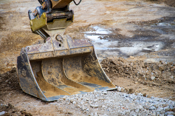 Digger bucket Stock Photo by EdVal | PhotoDune