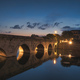 Augustus and Tiberius Bridge in Rimini at night - PhotoDune Item for Sale