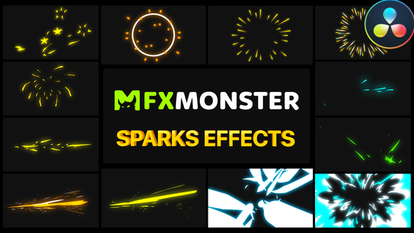 Sparks Effects | DaVinci Resolve