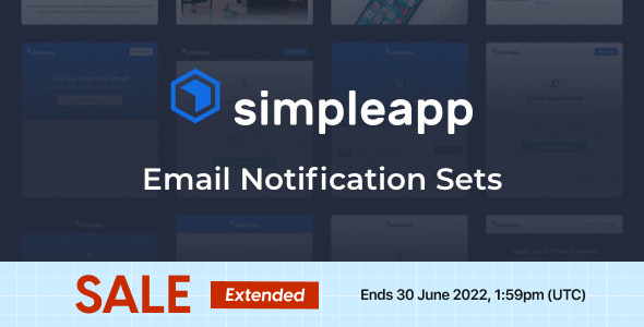 SimpleApp – Email Notification Sets