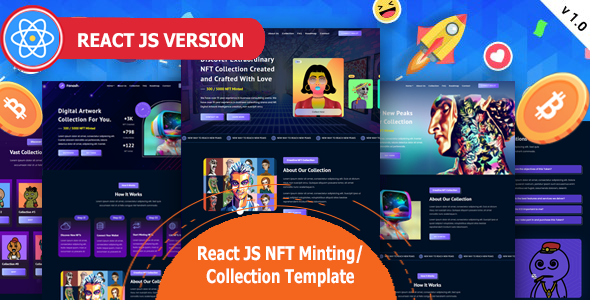 Fabulous Fonash - React js NFT Collection/Minting Template