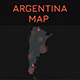 Argentina Map and HUD Elements - VideoHive Item for Sale