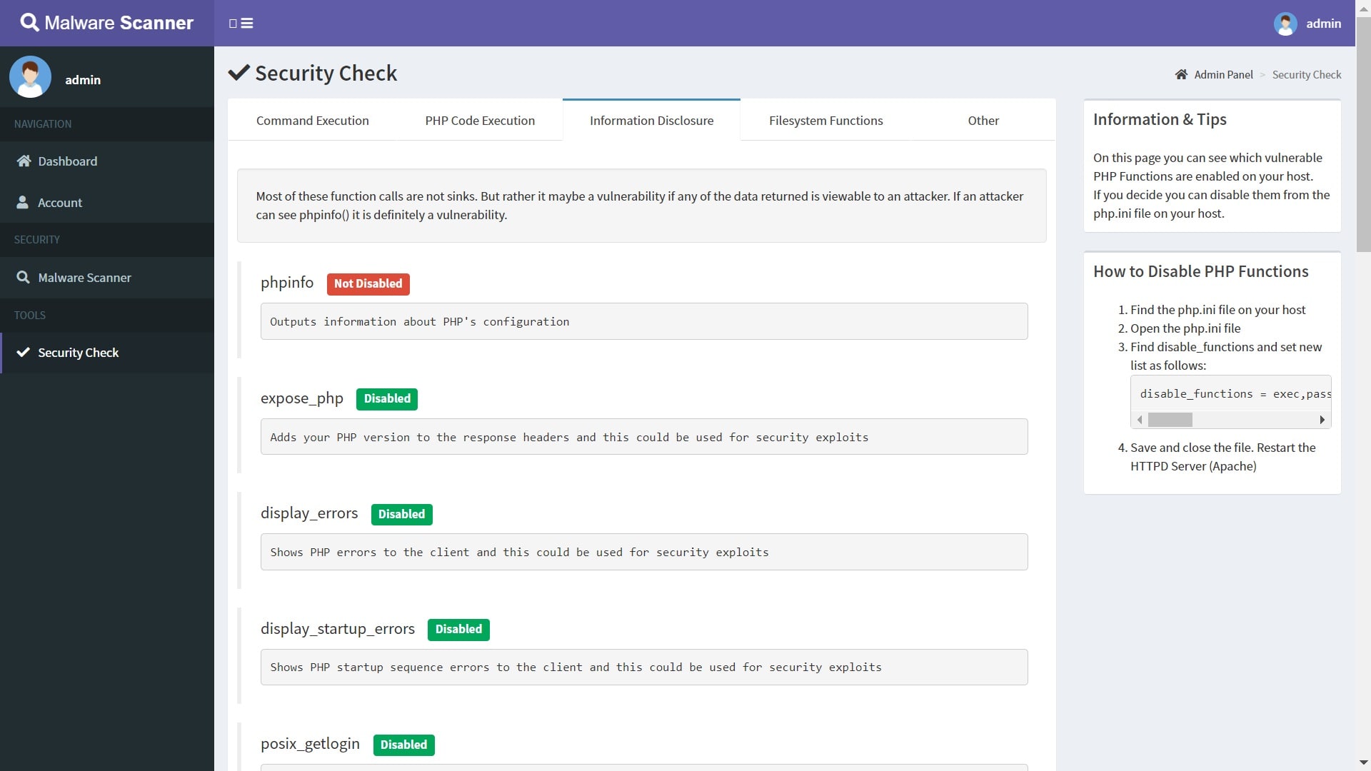 Malware Scanner - Malicious Code Detector By Antonov_WEB | CodeCanyon