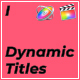 Dynamic Titles I | Final Cut Pro X - VideoHive Item for Sale