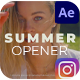 Summer Opener Instagram Story - VideoHive Item for Sale