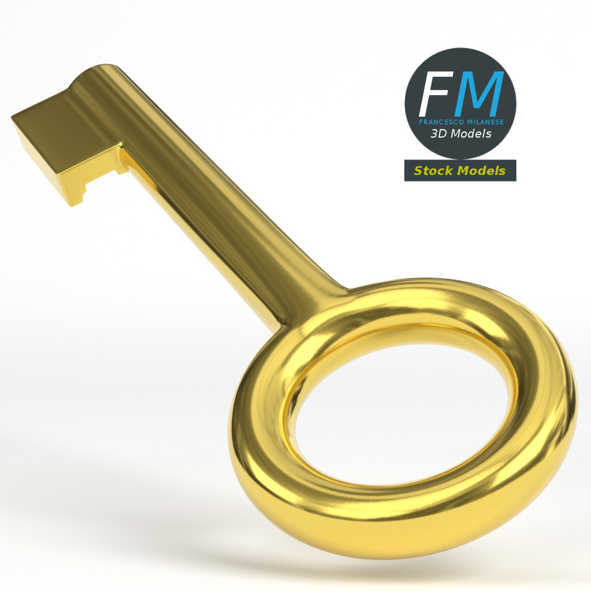 Stylized key 3 by FrancescoMilanese85 | 3DOcean