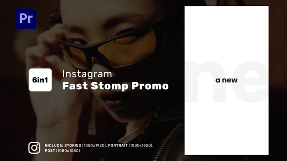 Instagram Fast Stomp Promo for Premiere Pro