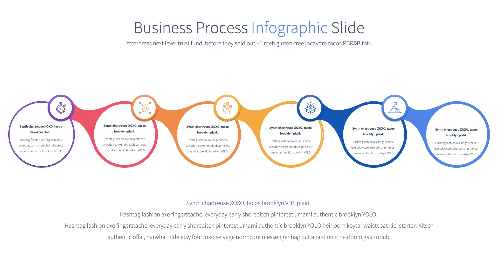 Business Process - Keynote Infographics Slides, Presentation Templates