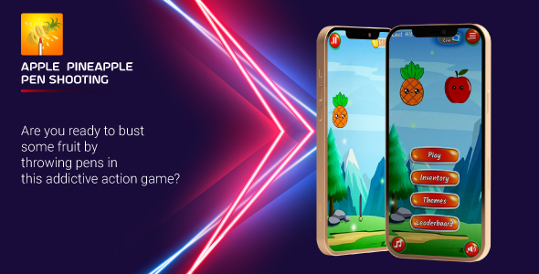 Apple Pineapple Pen Shooting -Unity Game Nulled