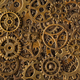 Bronze cogwheels background - PhotoDune Item for Sale