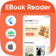 Ebooks reader and Audiobooks listen App template Flutter Android iOS app template