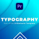 Motion Typography | Premiere Pro - VideoHive Item for Sale