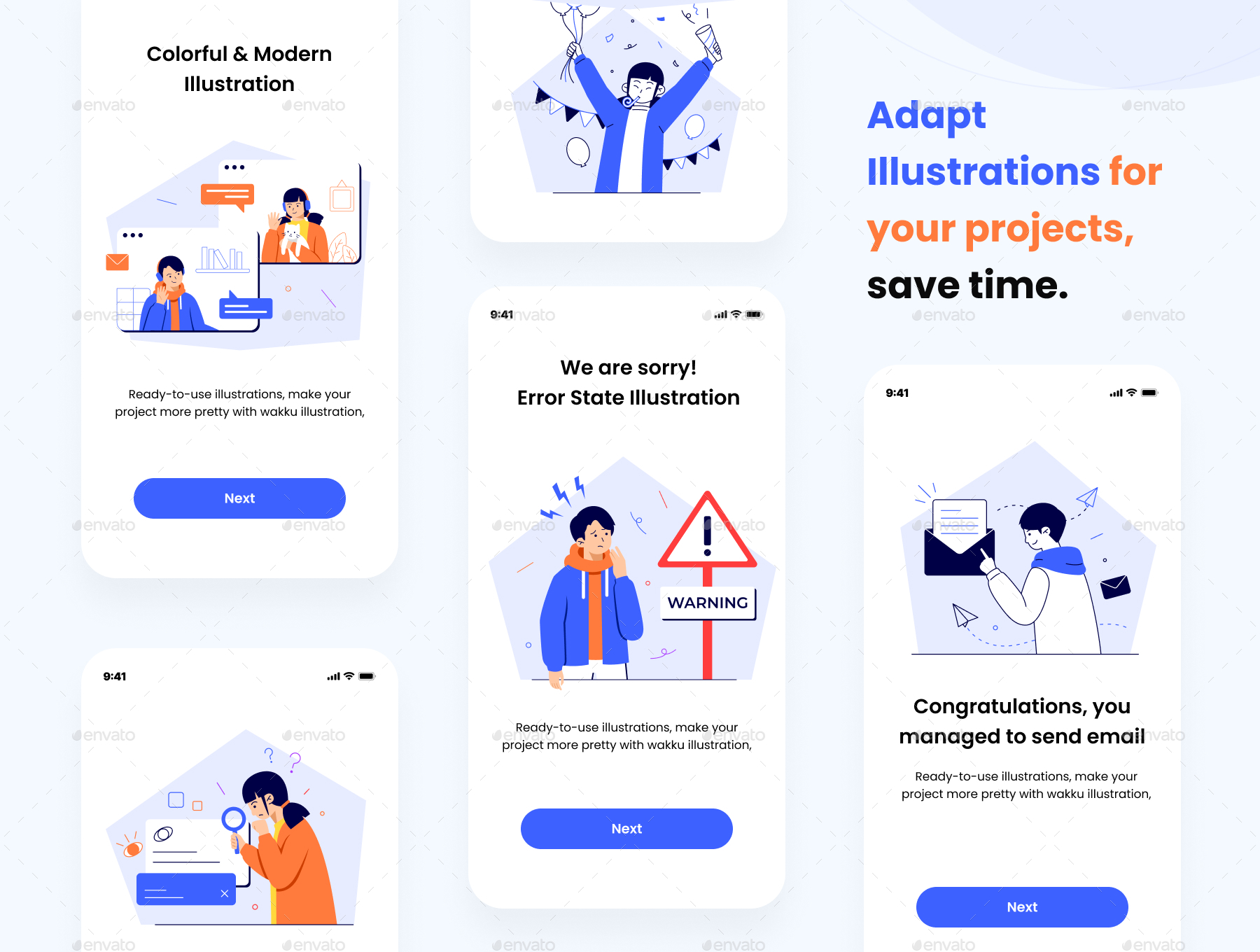 Work Activities & Daily Life Illustration Pack, Vectors GraphicRiver