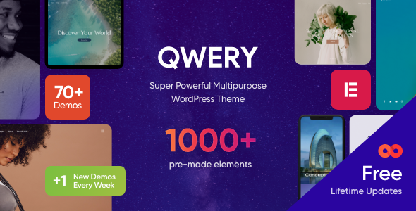 Excellent Qwery - Multi-Purpose Business WordPress Theme + RTL