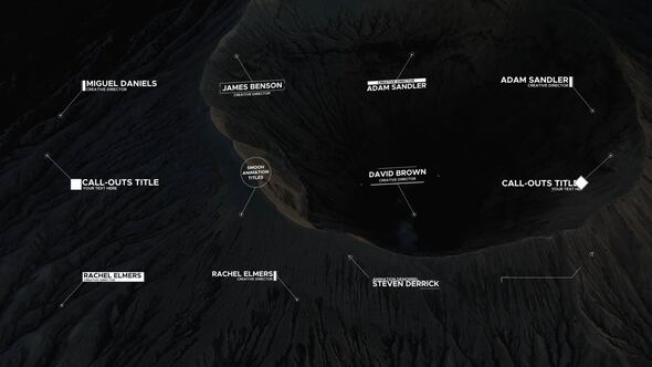 Call-Outs Title Product Promo template preview