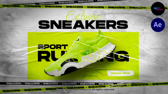 Sneakers Promo Product Promo template preview