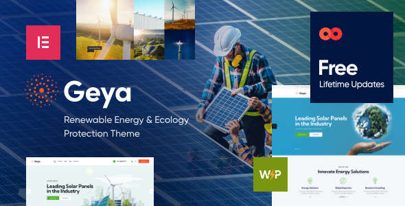 Geya – Renewable Energy & Ecology Protection WordPress Theme