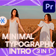 Minimal Typography Intro 3 in 1 - VideoHive Item for Sale