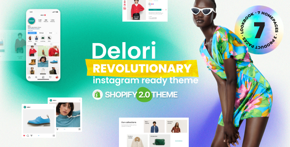 Delori – Shopify High Fashion Theme for Instagram Store