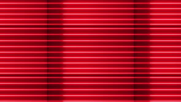 Red color Neon light geometric glowing line animation. Vd 709 alt