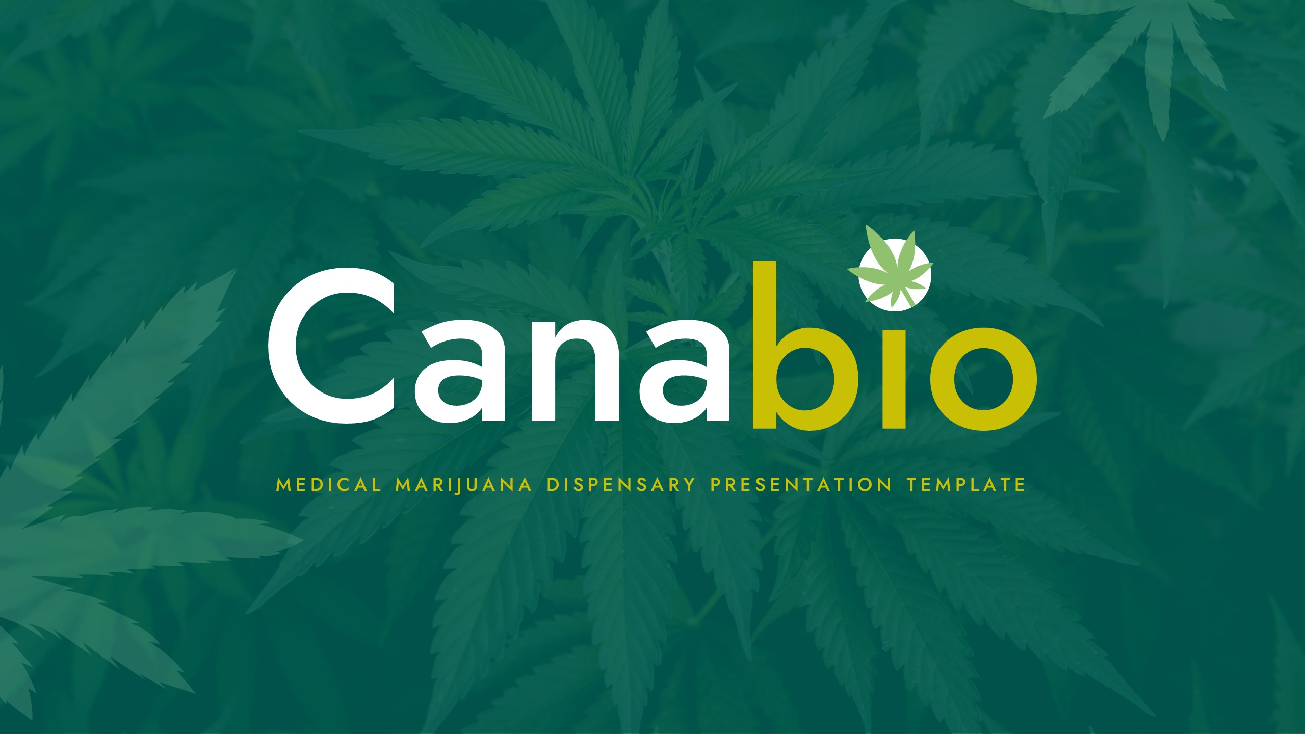 CANABIO - Medical Marijuana Dispensary Powerpoint Template By MasdikaStudio